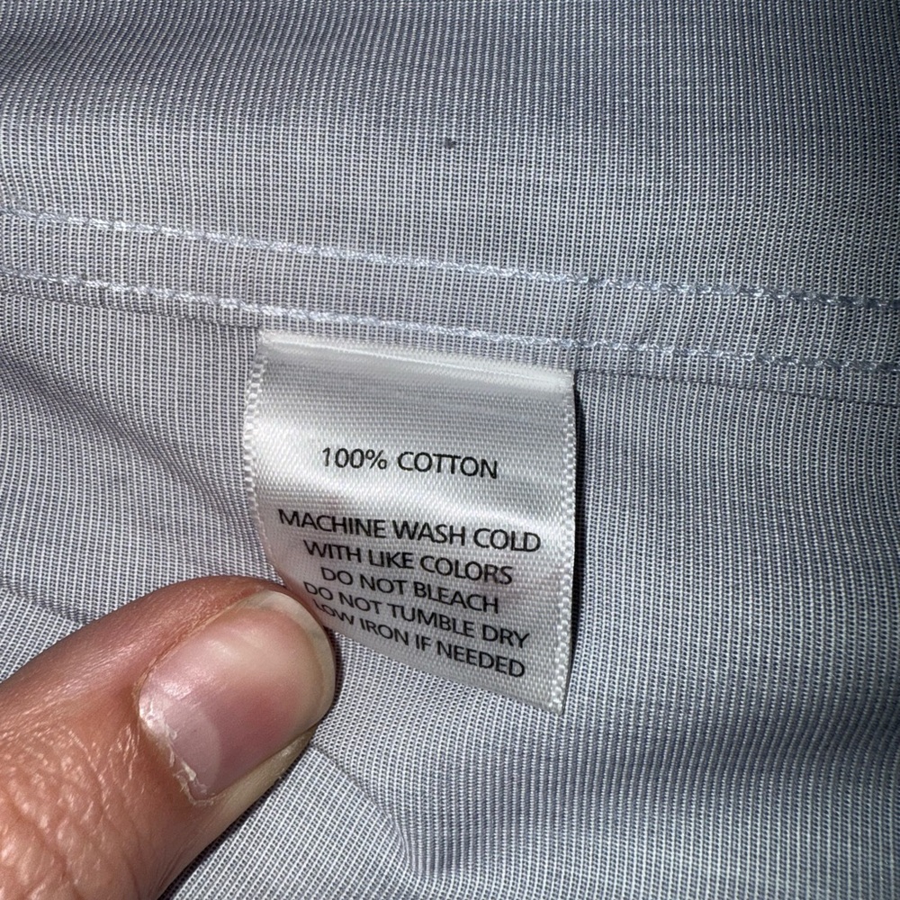 Men's UNTUCKit Wrinkle Free 2XL Long Sleeve Button Shirt Grey - Picture 6 of 6